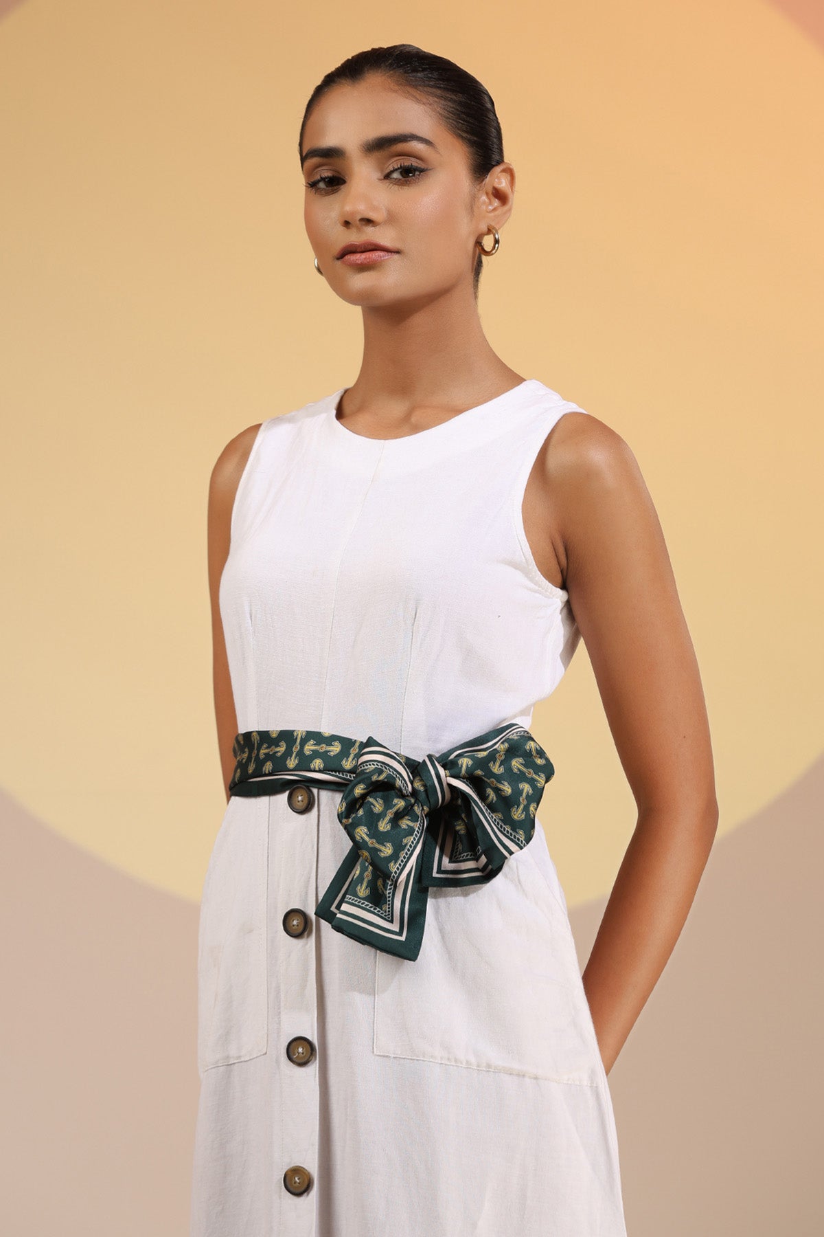 -  Narola Silk Neck Scarf