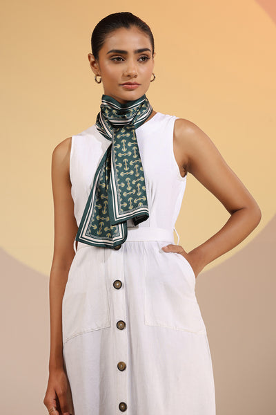 -  Narola Silk Neck Scarf