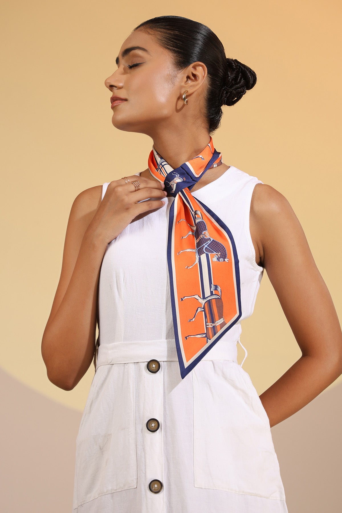 -  Katrina Silk Neck Scarf