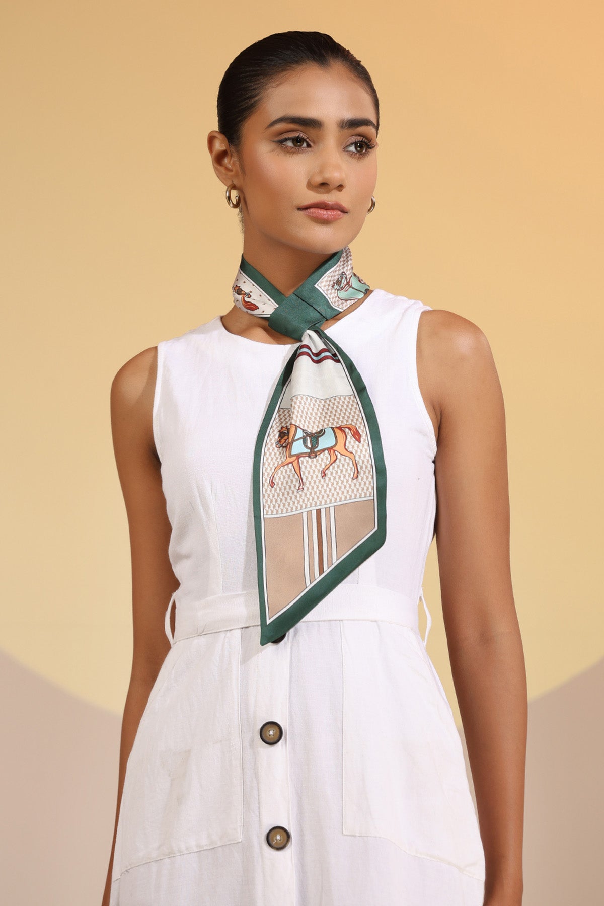 -  Regina Silk Neck Scarf