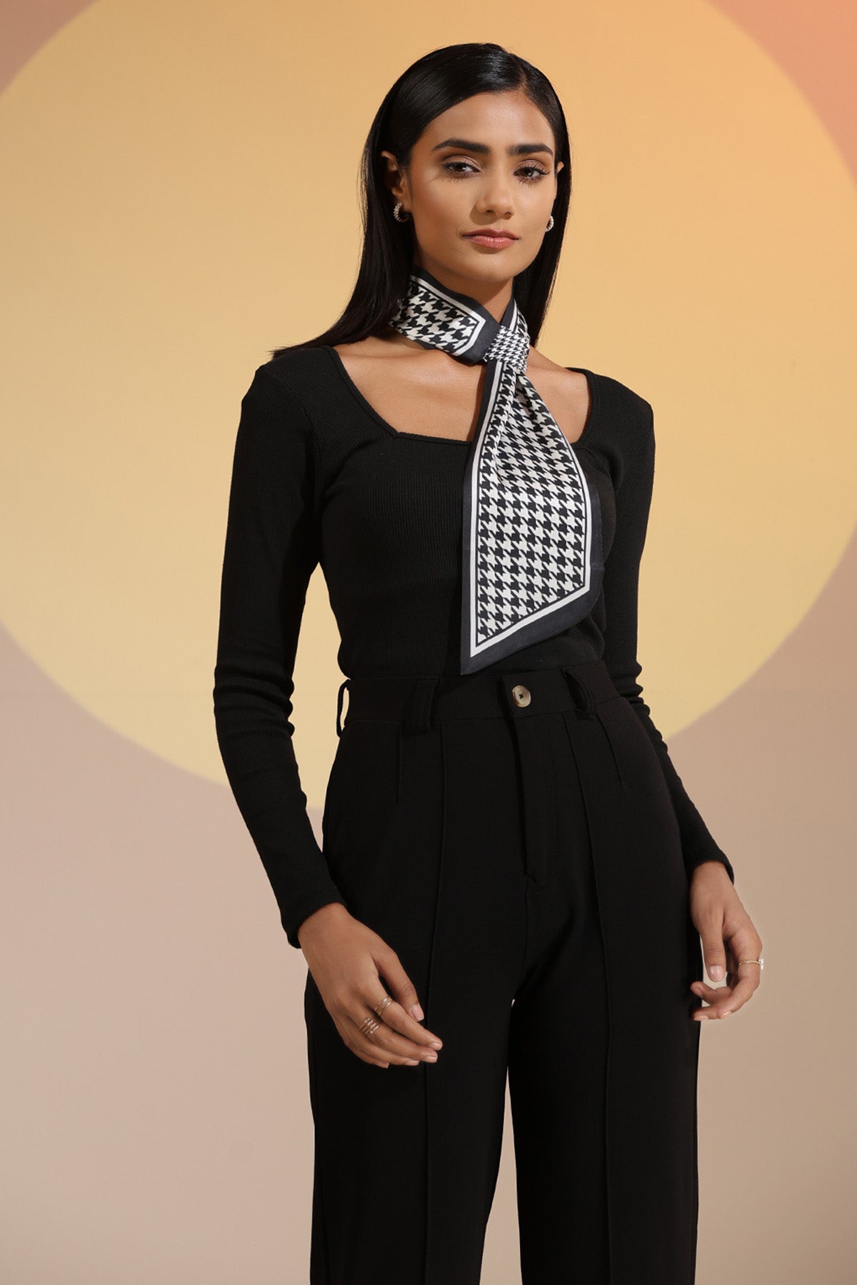 -  Zora Silk Neck Scarf