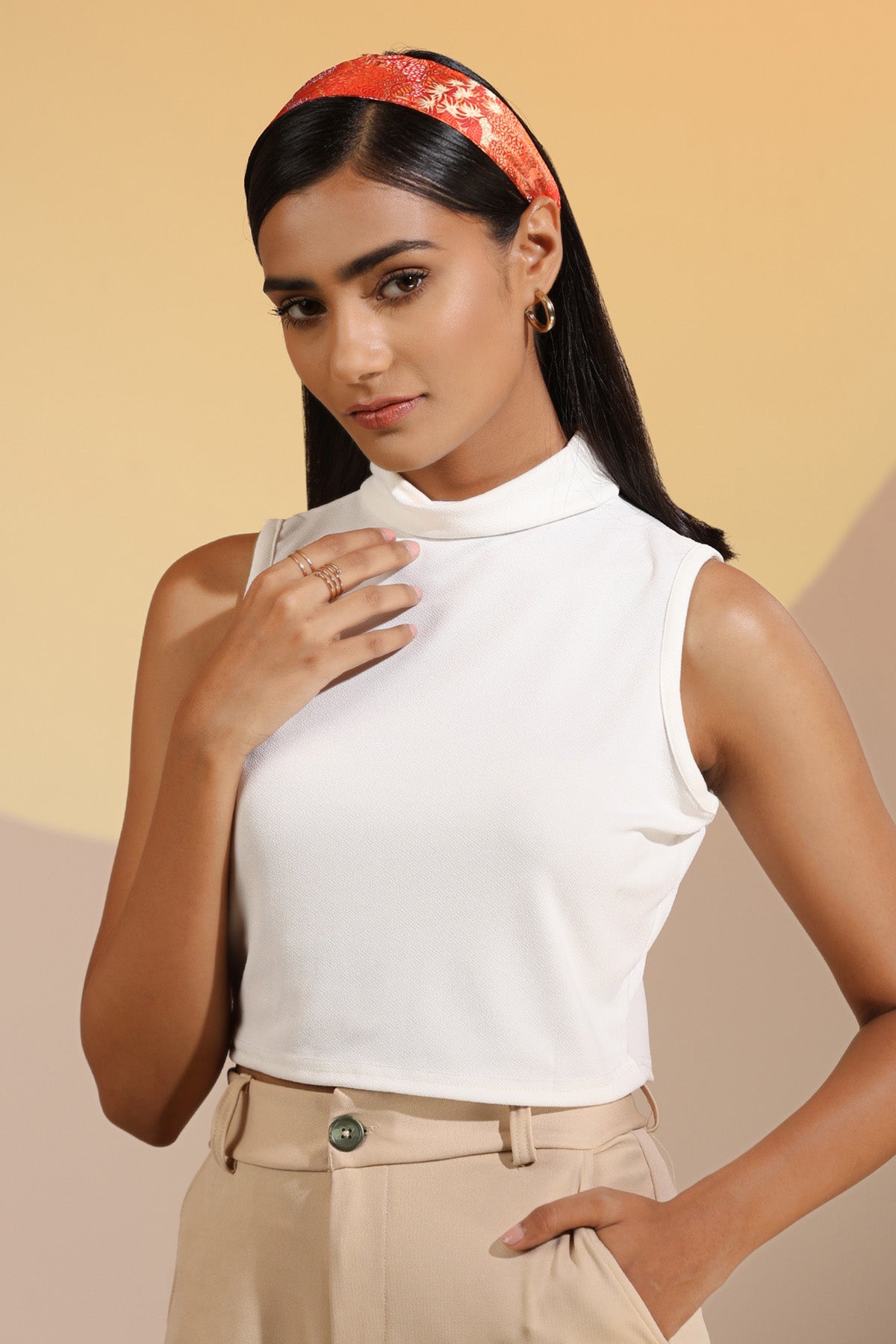 -  Ruben Silk Neck Scarf