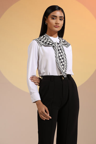 -  Ashvy Silk Neck Scarf