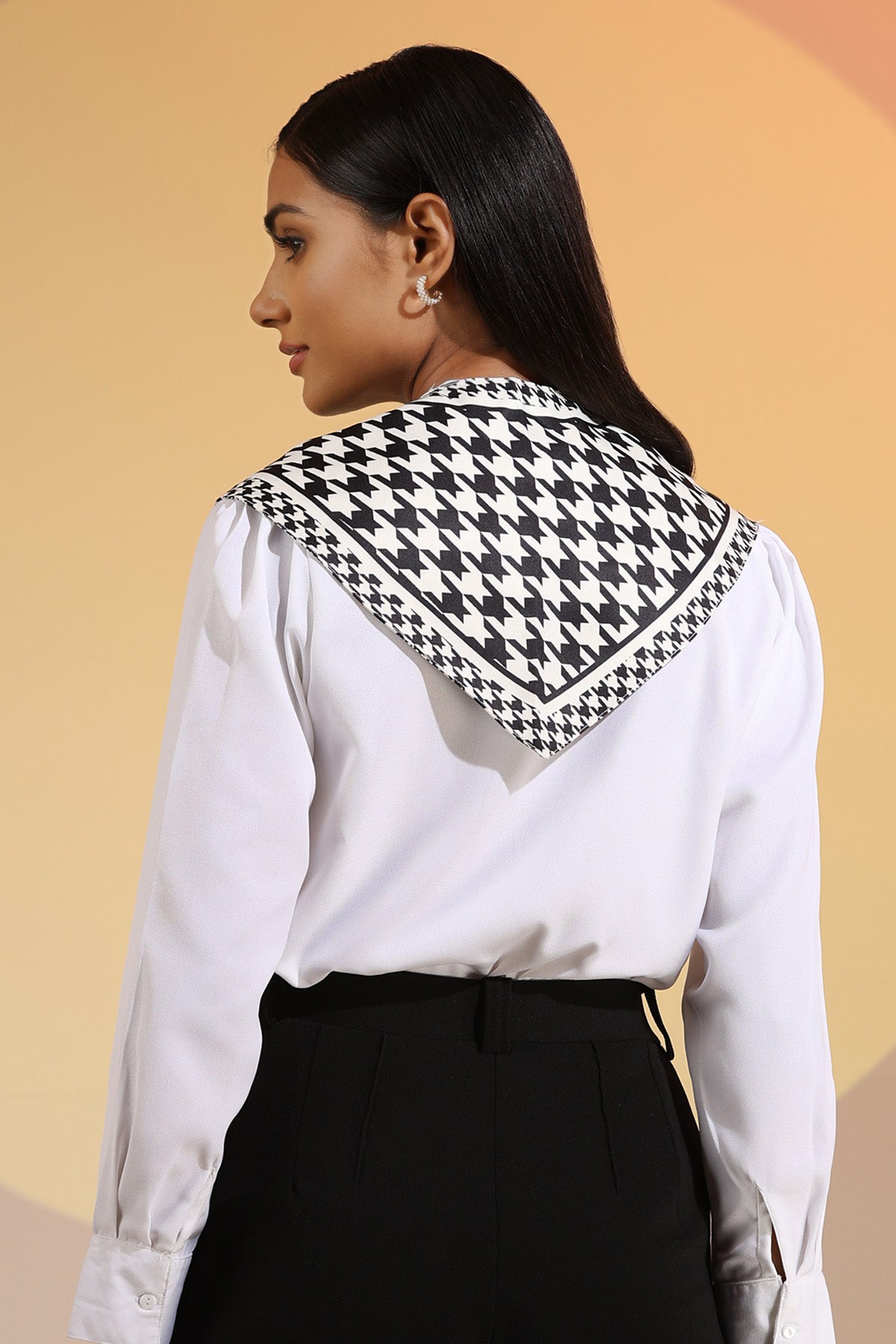 -  Ashvy Silk Neck Scarf