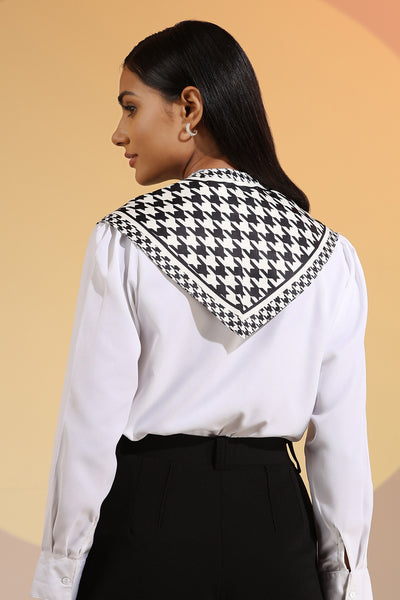 -  Ashvy Silk Neck Scarf