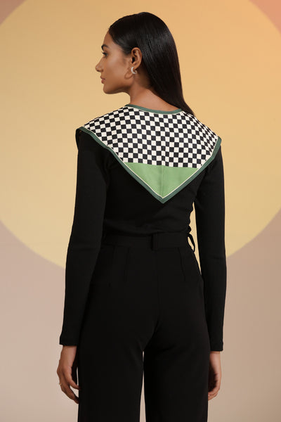 -  Empress Silk Neck Scarf