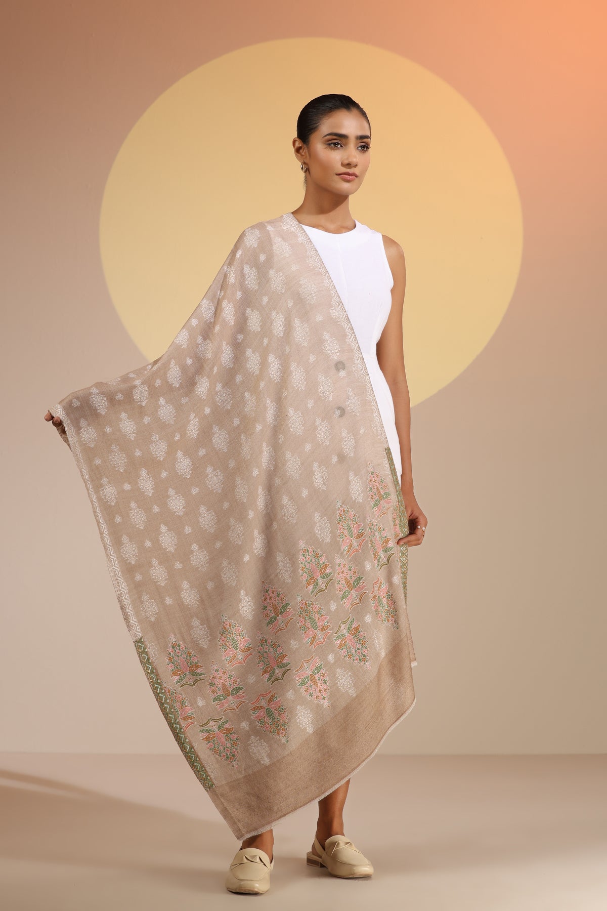 -  Gifta Cashmere Fine Wool Stole