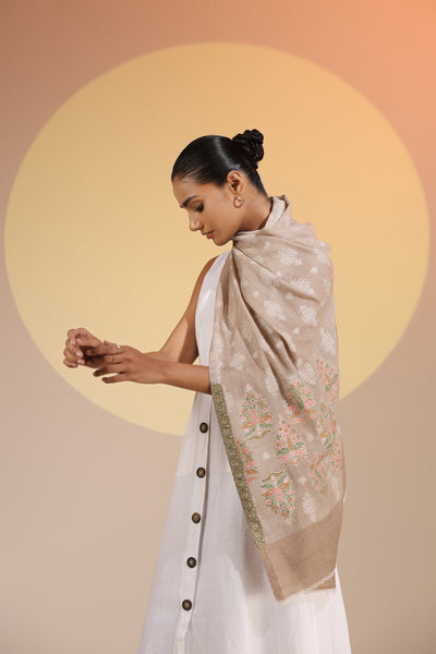 -  Gifta Cashmere Fine Wool Stole