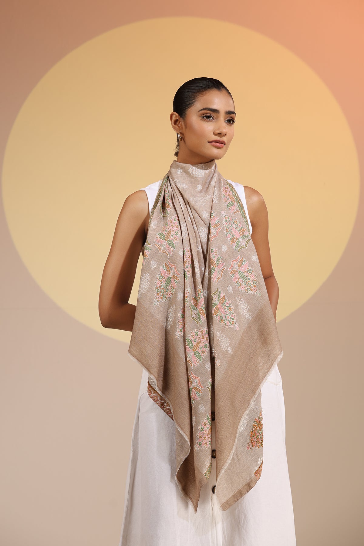 Gifta Cashmere Fine Wool Stole