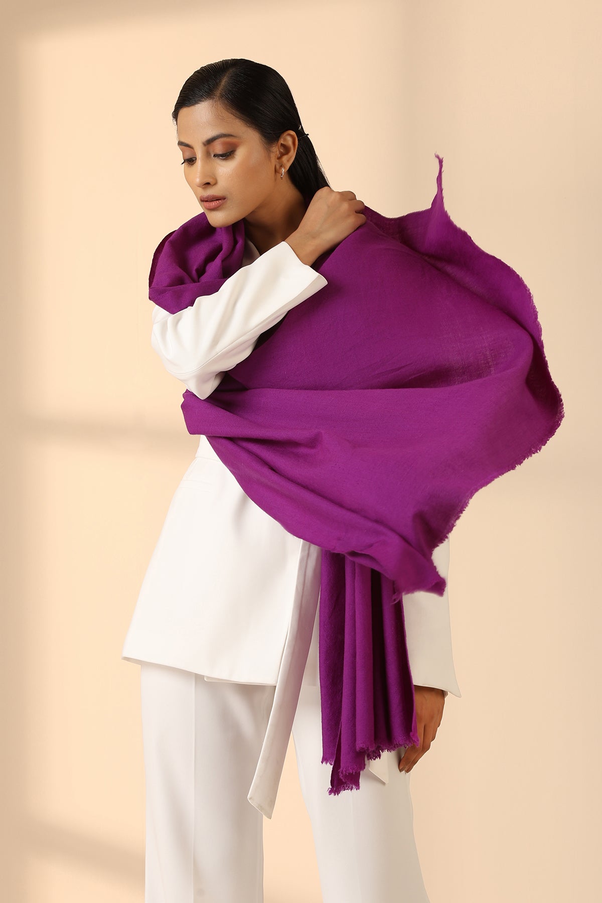 Sullen Cashmere Fine Wool Shawl