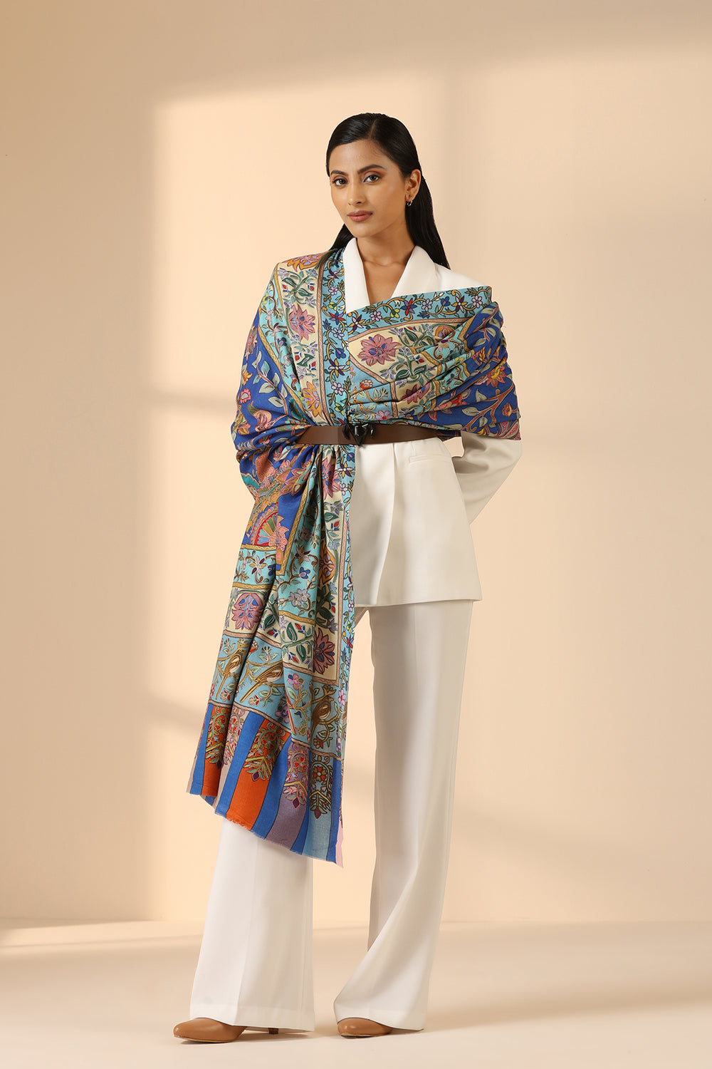 '-  Aziza Cashmere Fine Wool Shawl