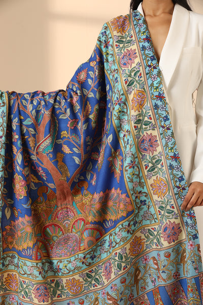 -  Aziza Cashmere Fine Wool Shawl