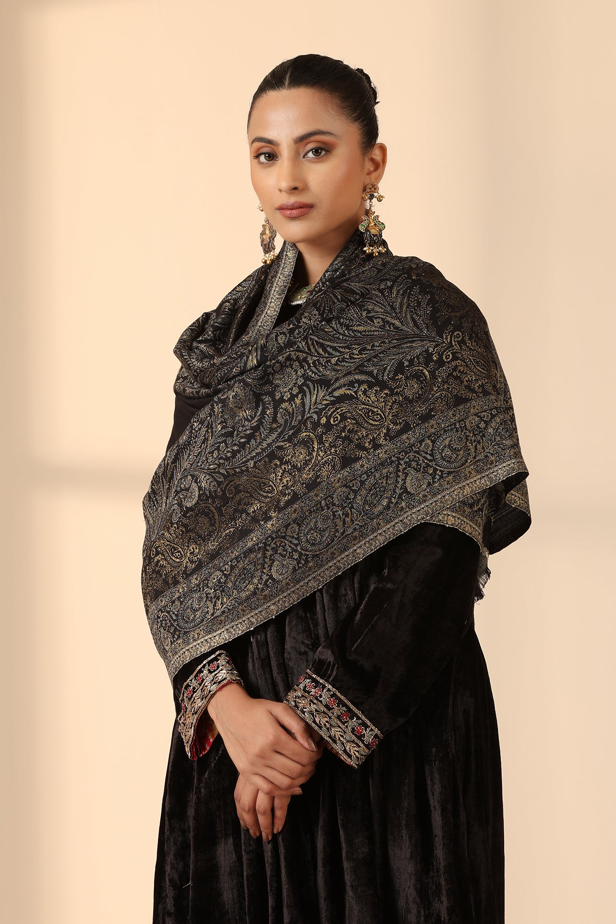 Tori Cashmere Fine Wool Shawl