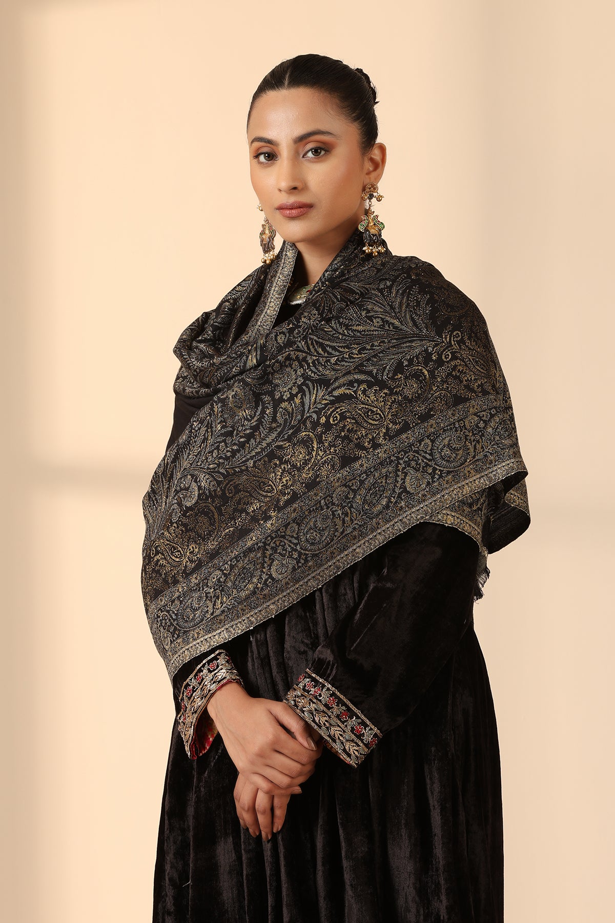 -  Tori Cashmere Fine Wool Shawl