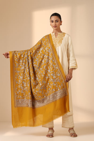 -  Zania Cashmere Fine Wool Shawl