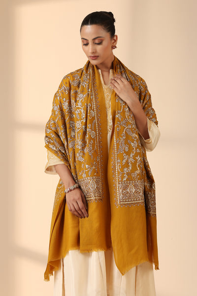 -  Zania Cashmere Fine Wool Shawl