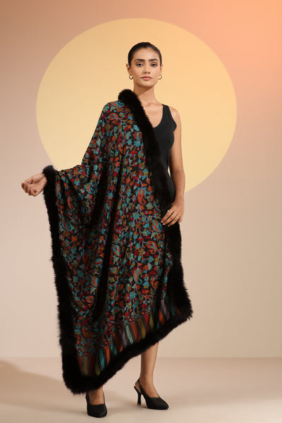 -  Léa Cashmere Fine Wool Fur Stole