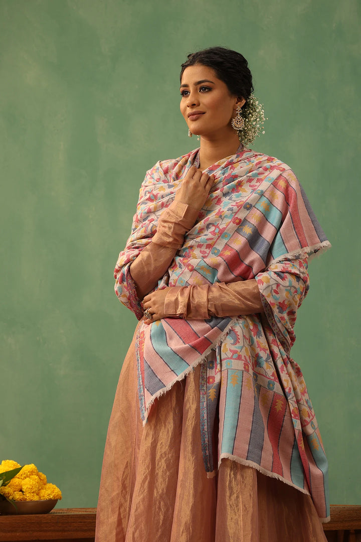 Arshi Cashmere Fine Wool Shawl