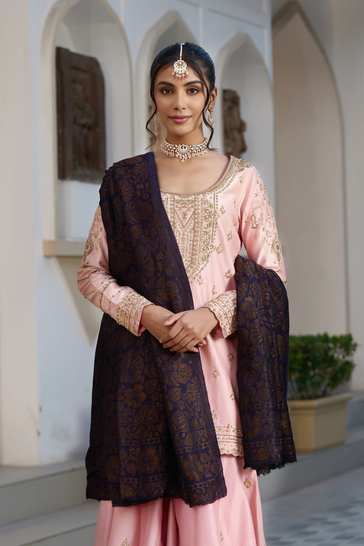 -  Oviya Cashmere Shawl