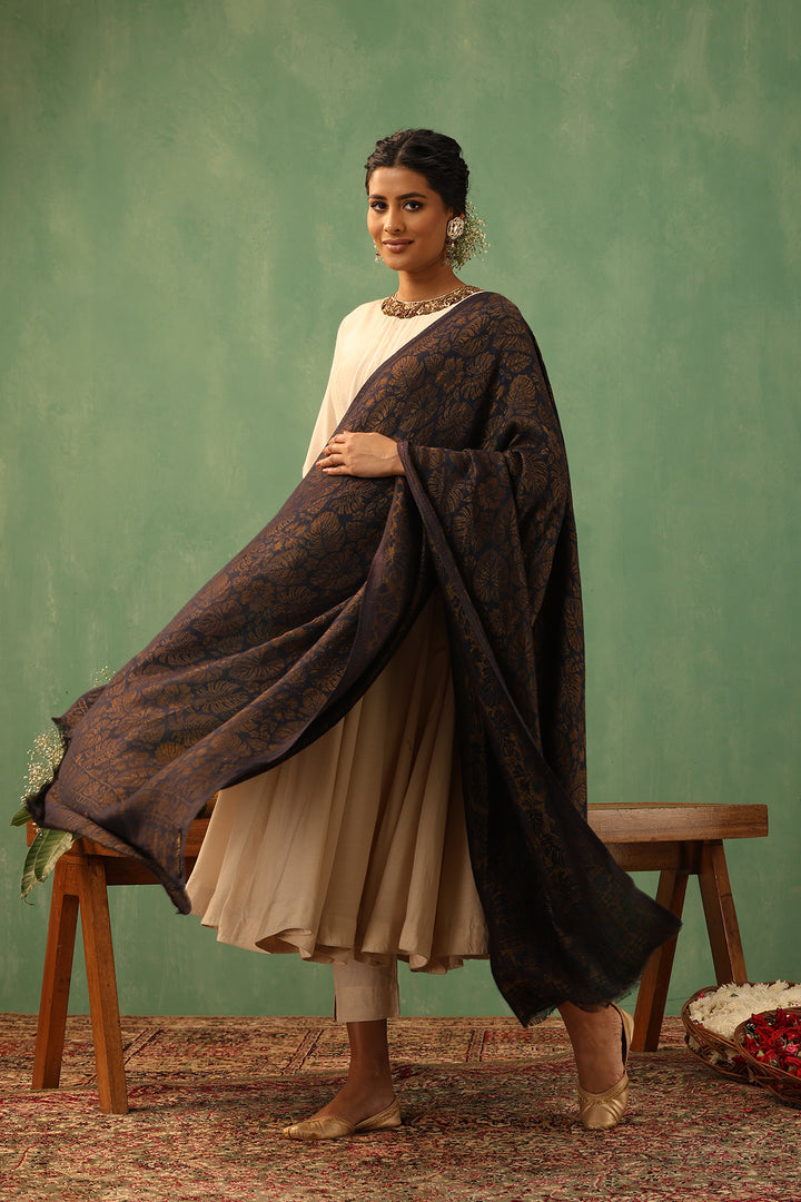 Oviya Cashmere Fine Wool Shawl