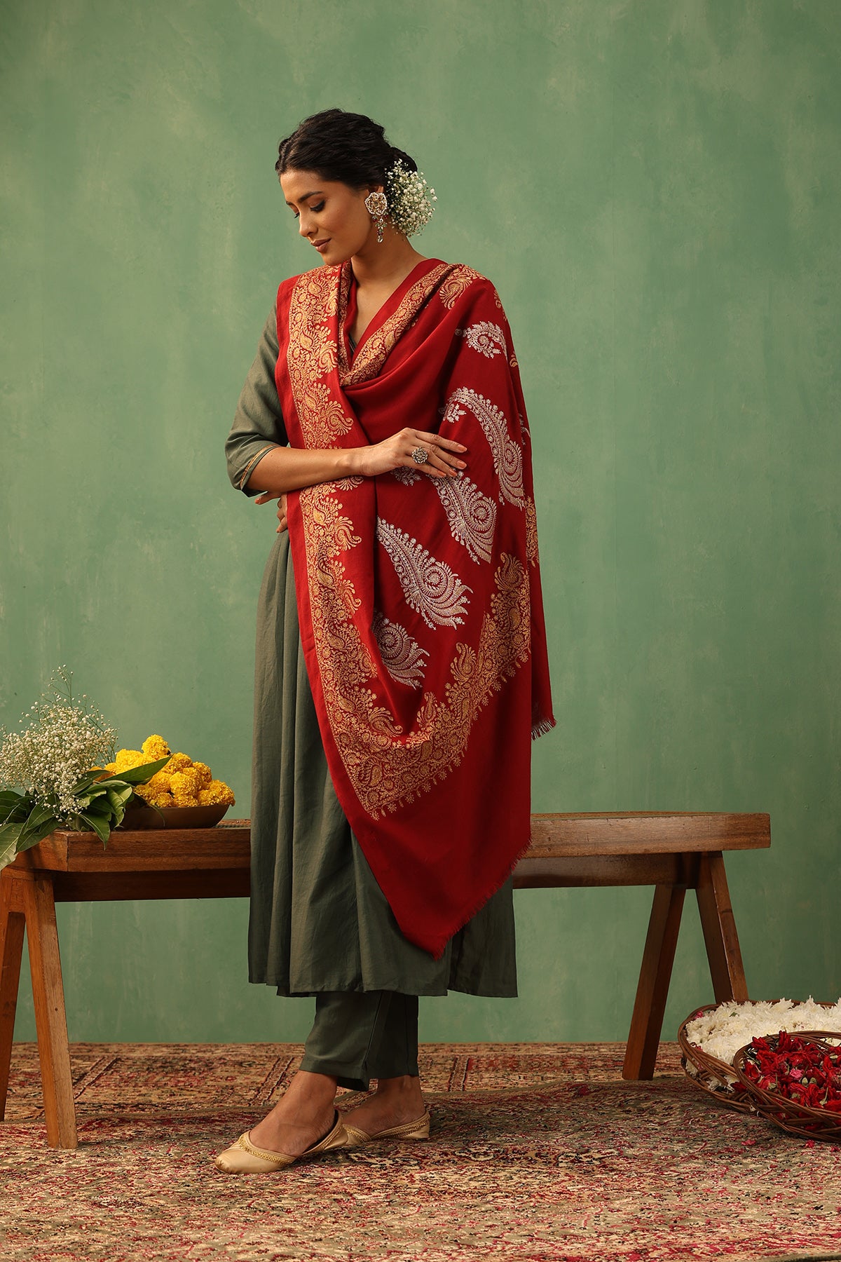 -  Tiari Cashmere Shawl