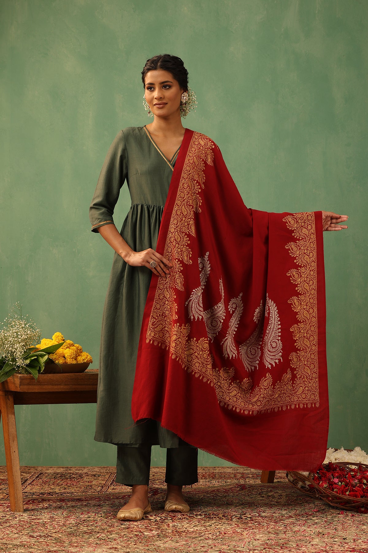 -  Tiari Cashmere Shawl