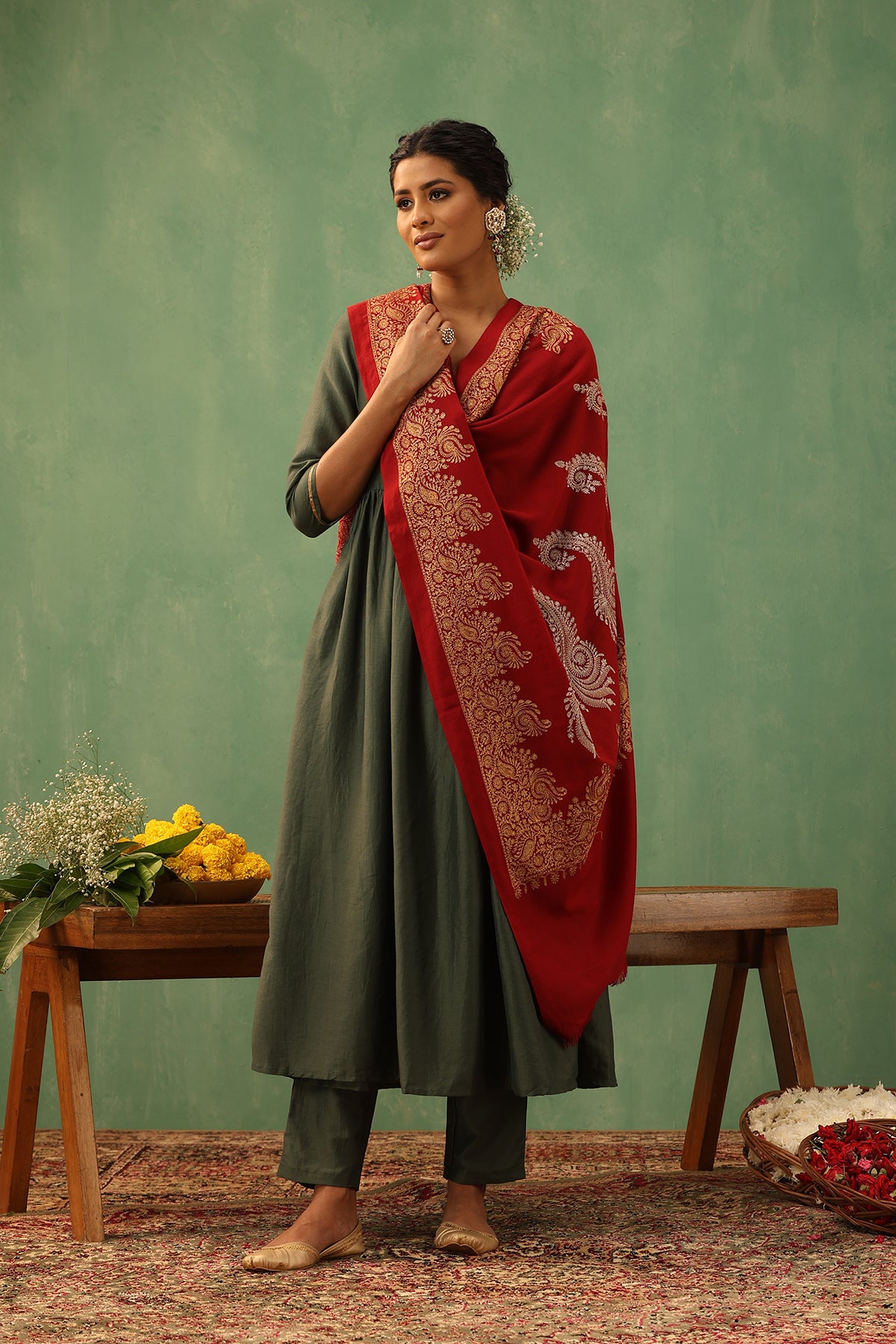 -  Tiari Cashmere Shawl