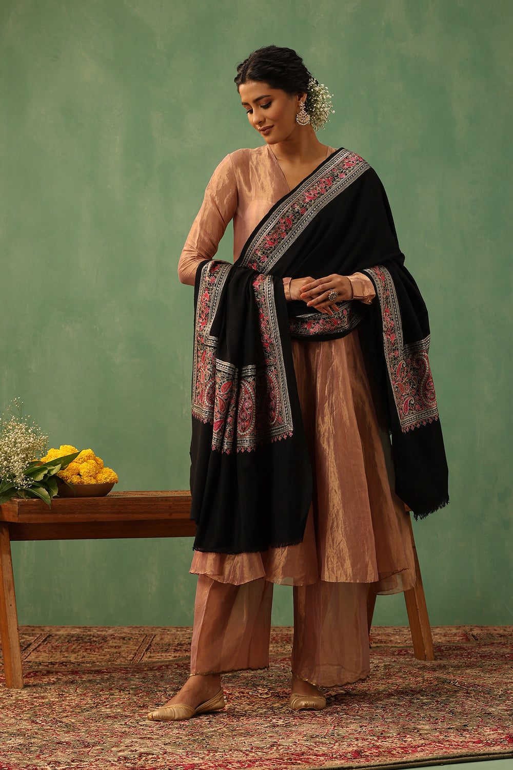 '-  Kairavi Cashmere Shawl