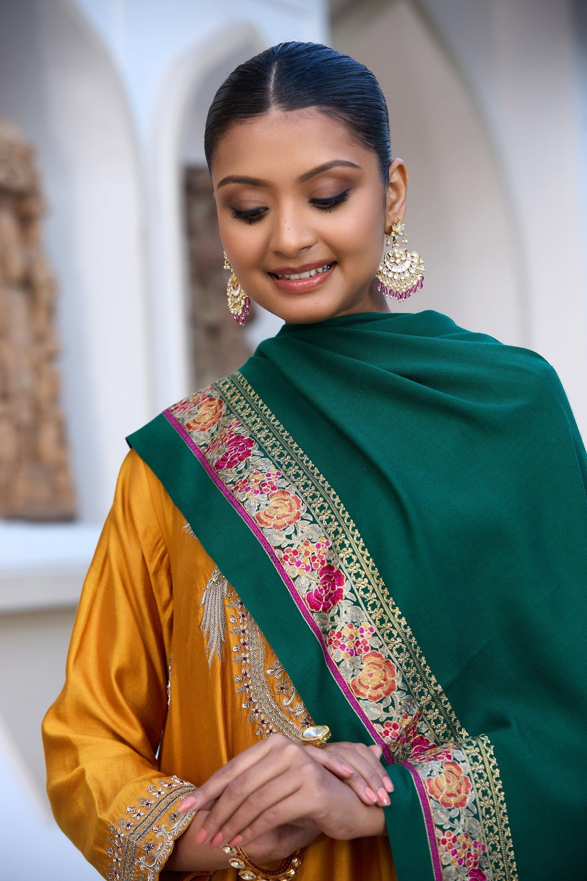 -  Adija Cashmere Shawl