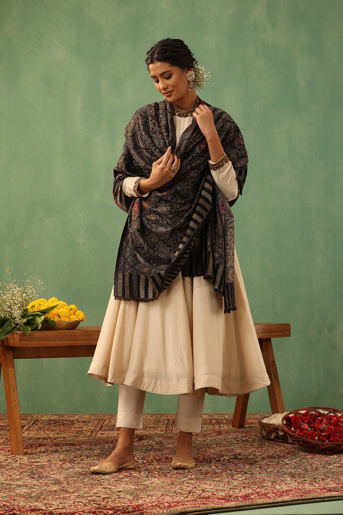 Dinesha Cashmere Shawl