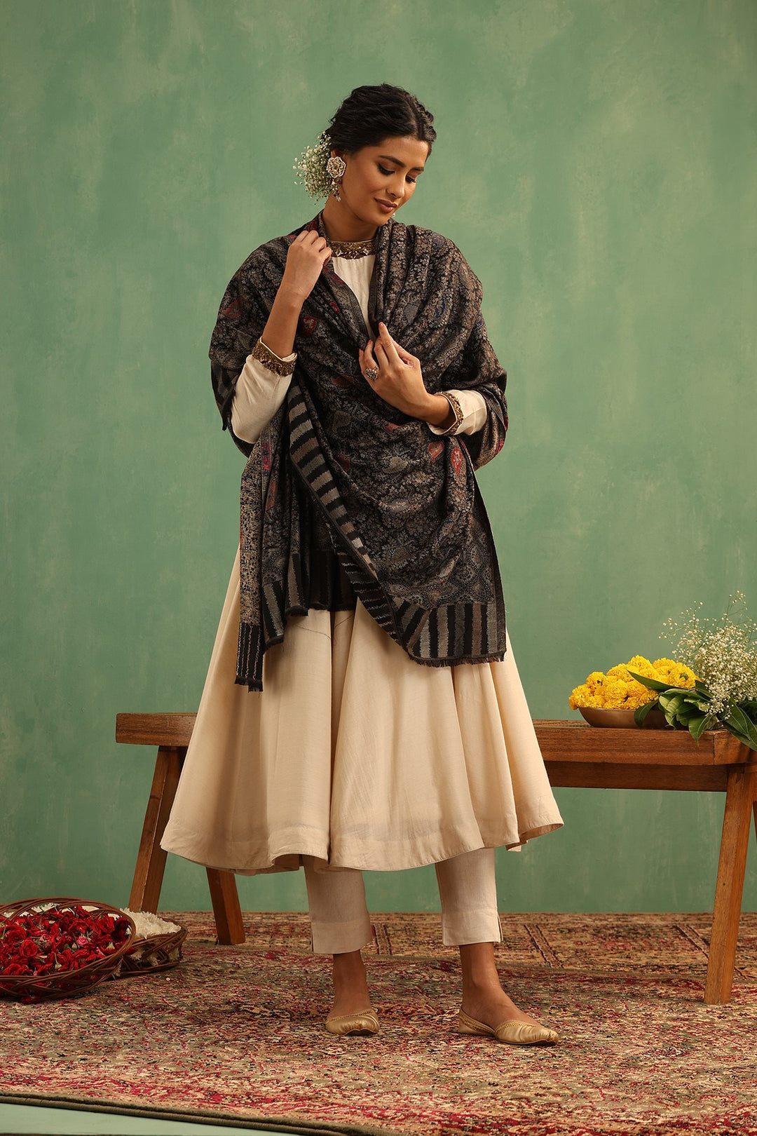 Dinesha Cashmere Shawl