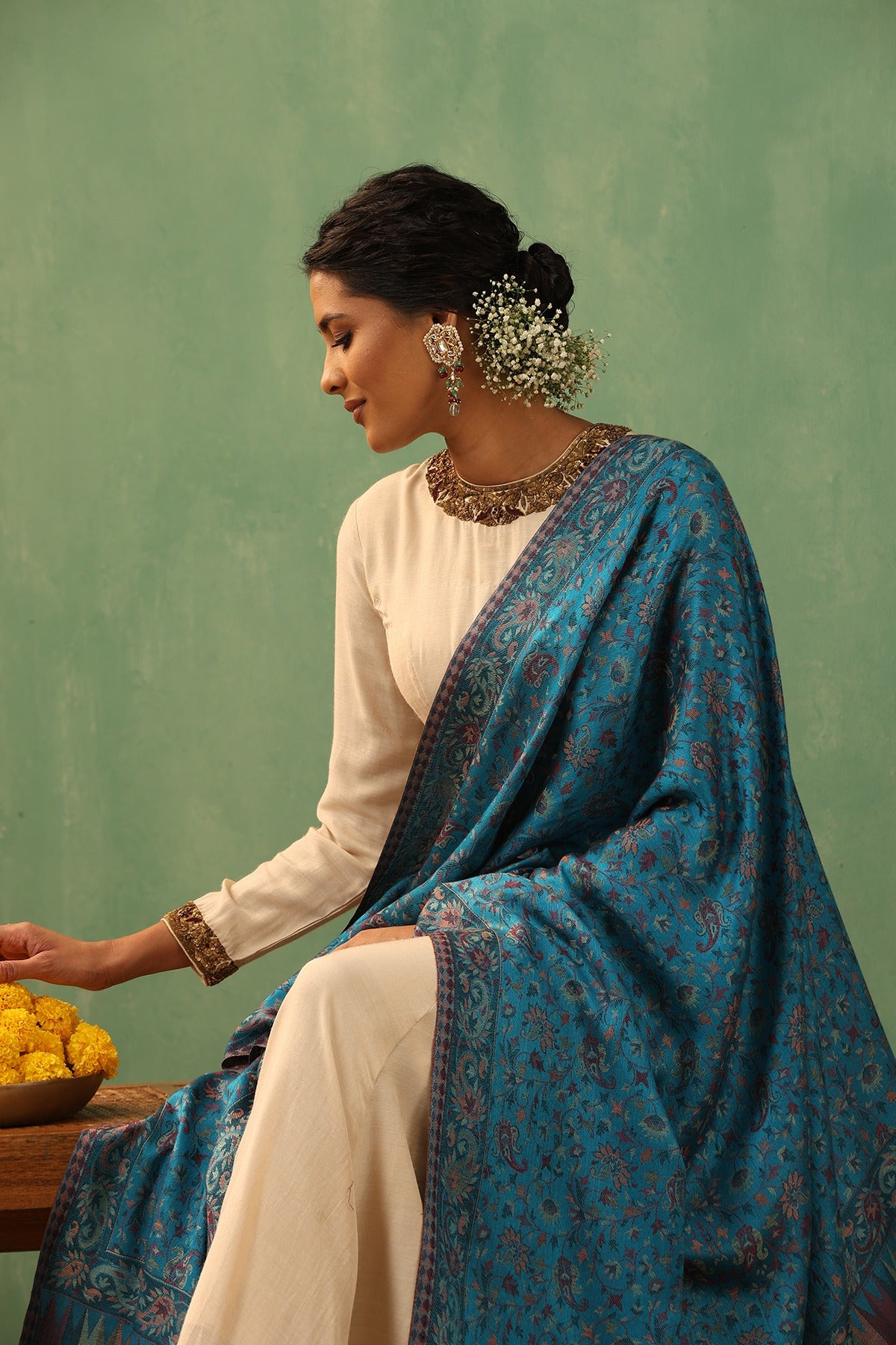 -  Ahana Cashmere Shawl