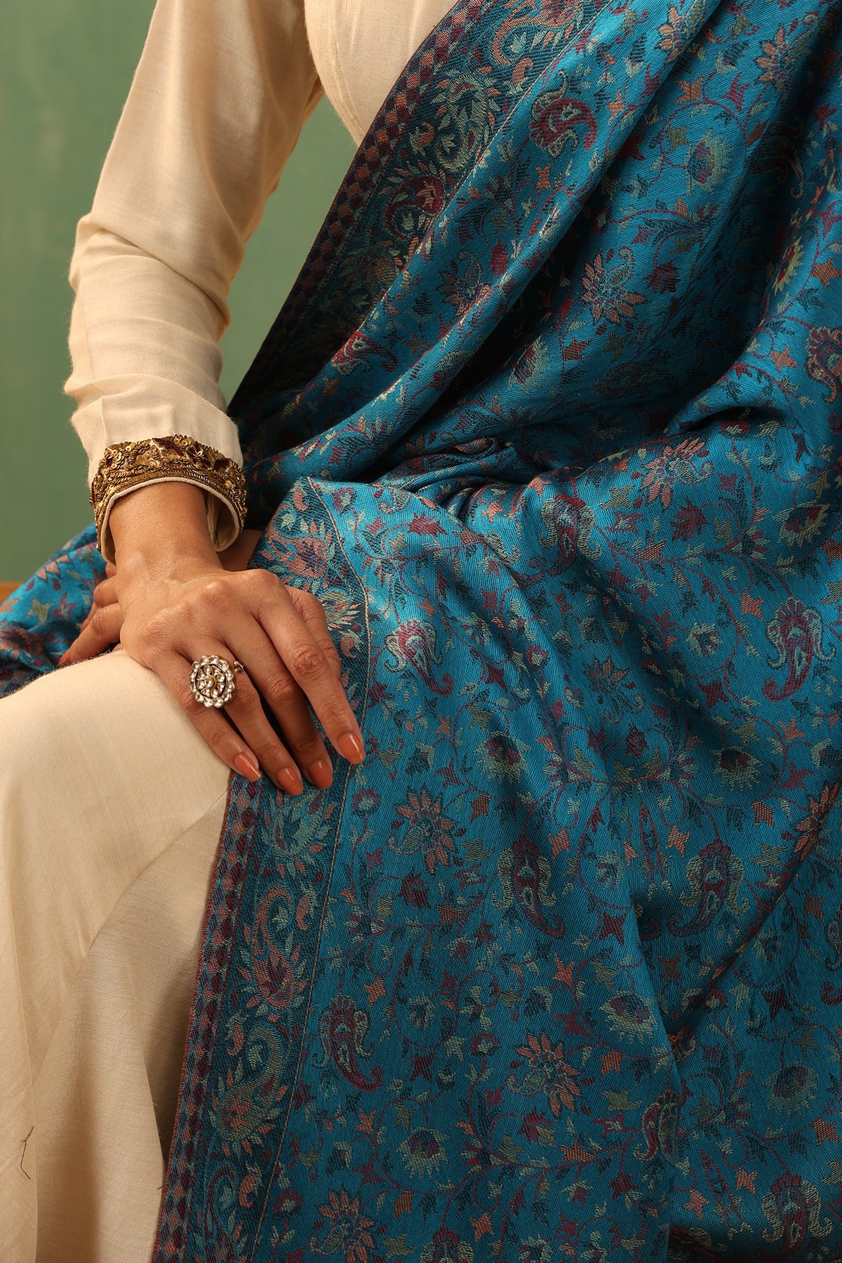 -  Ahana Cashmere Shawl