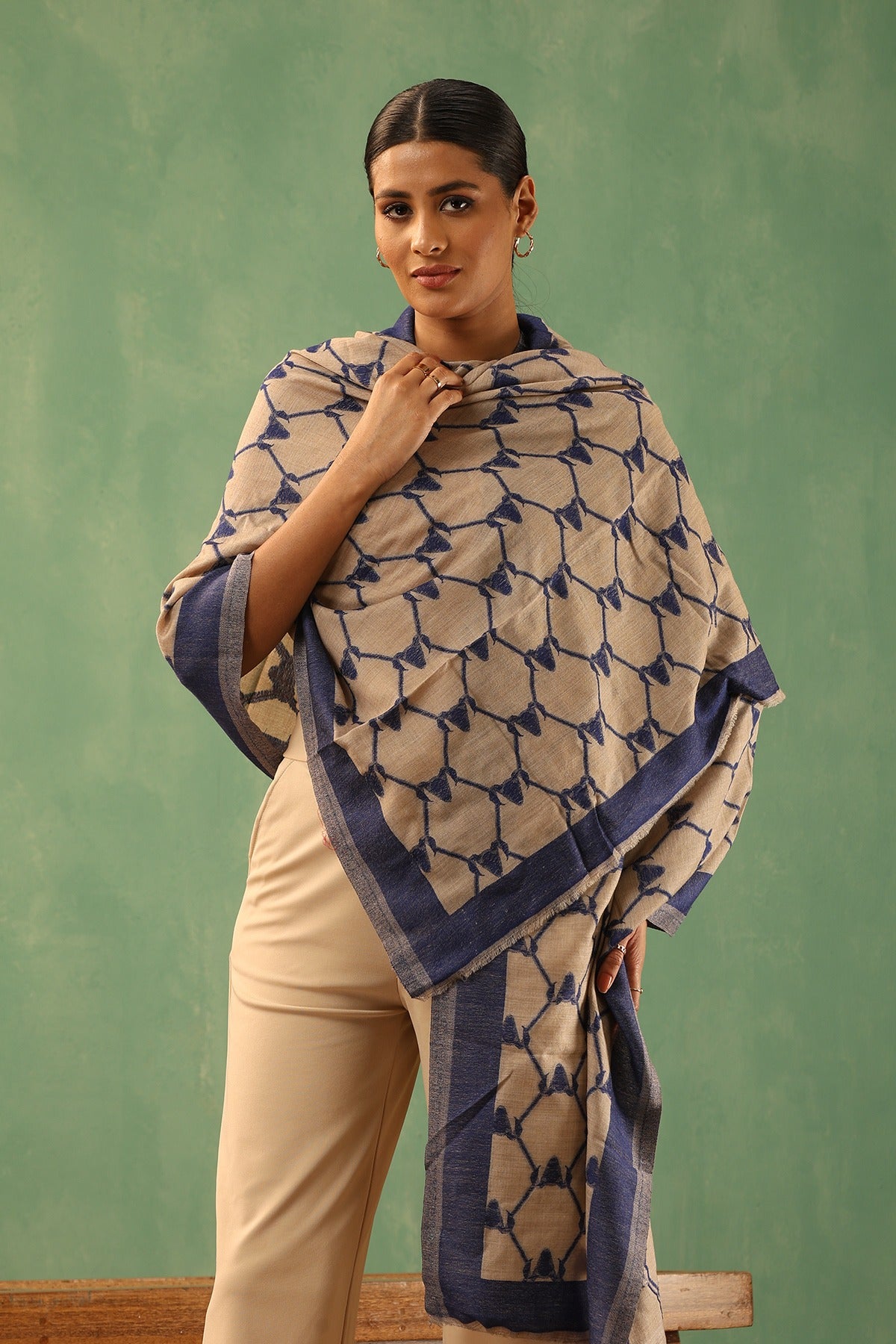 -  Aadhira Cashmere Stole