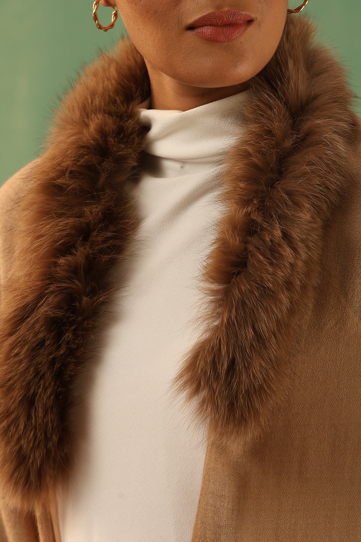 Angira Cashmere Fur Stole