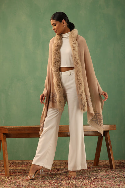 Margha Cashmere Fur Stole