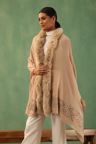 Margha Cashmere Fur Stole