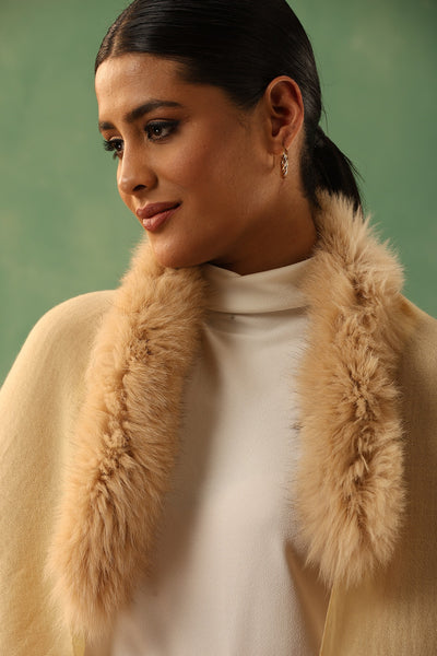 -  Delvey Cashmere Fur Stole