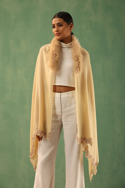 -  Delvey Cashmere Fur Stole