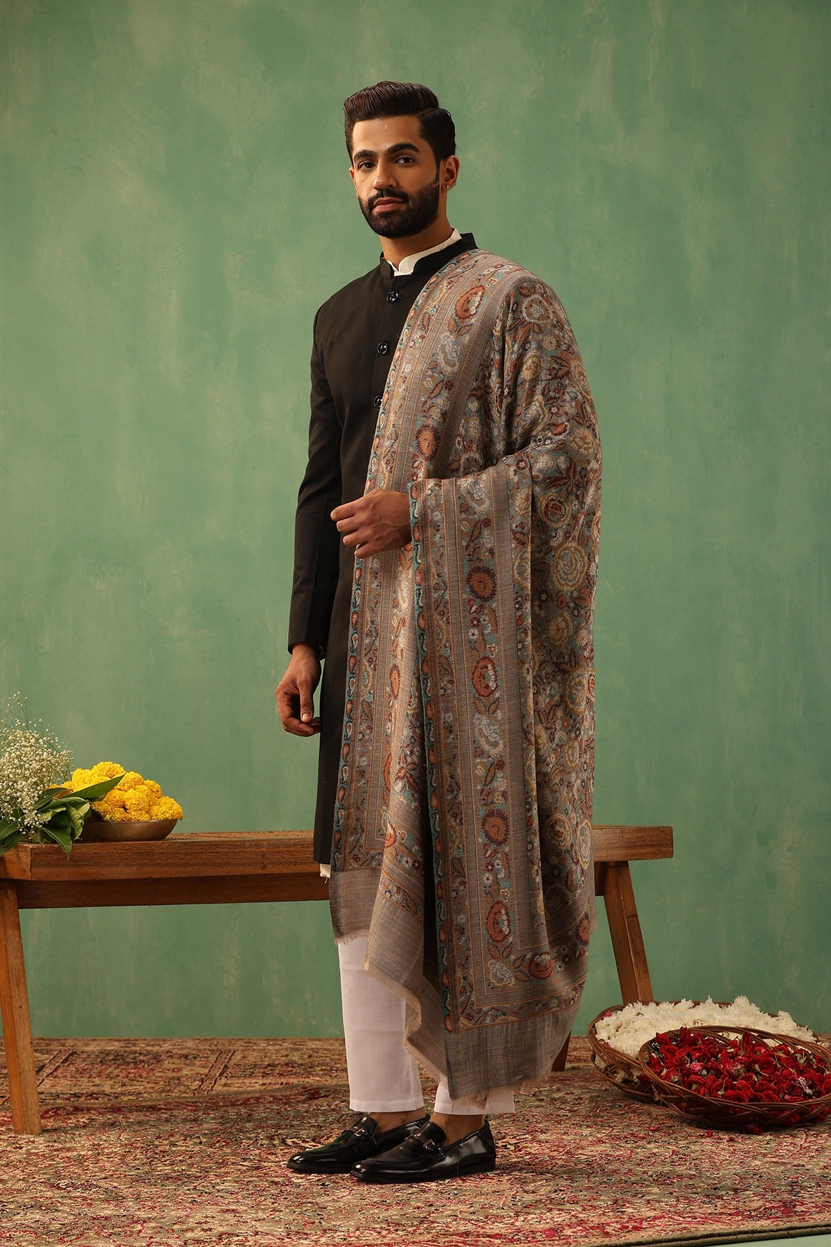 -  Eric Cashmere Shawl