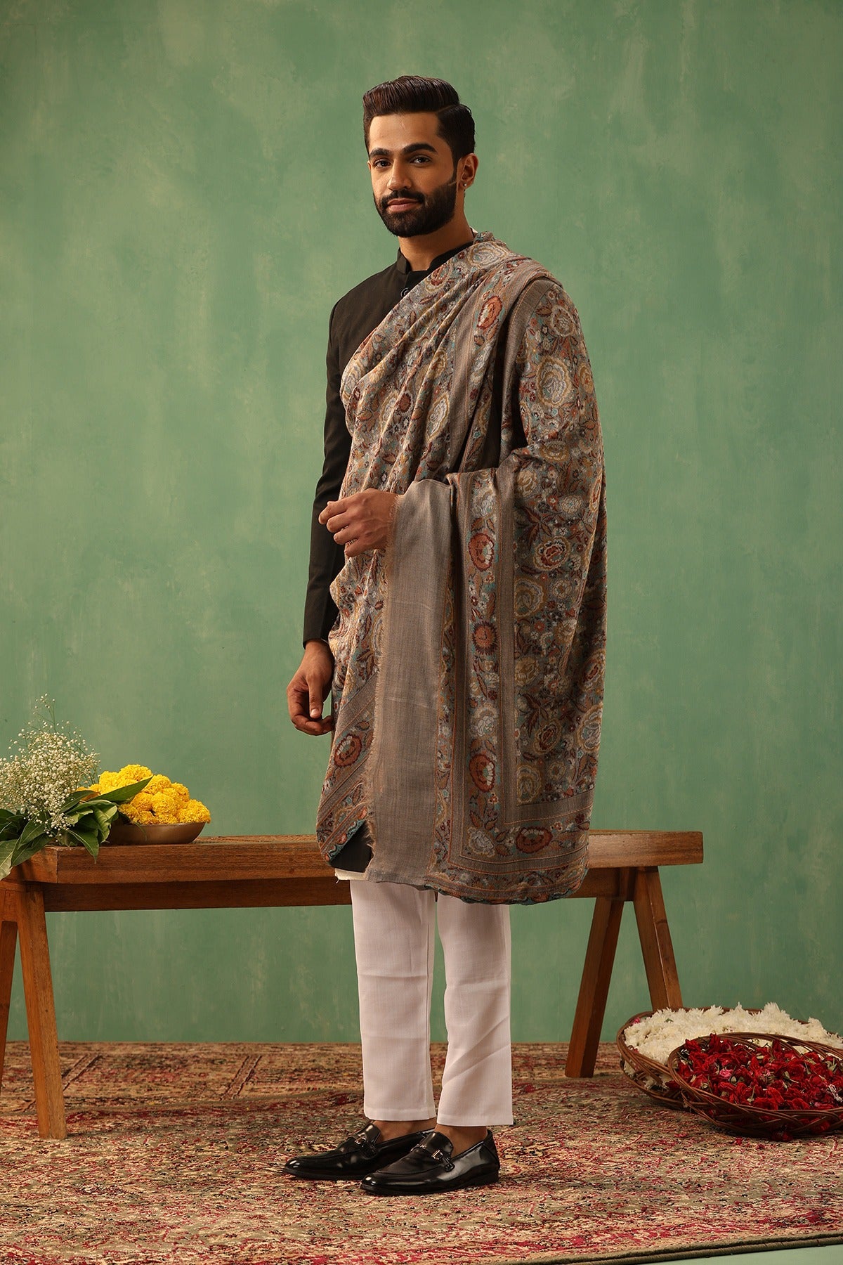 -  Eric Cashmere Shawl