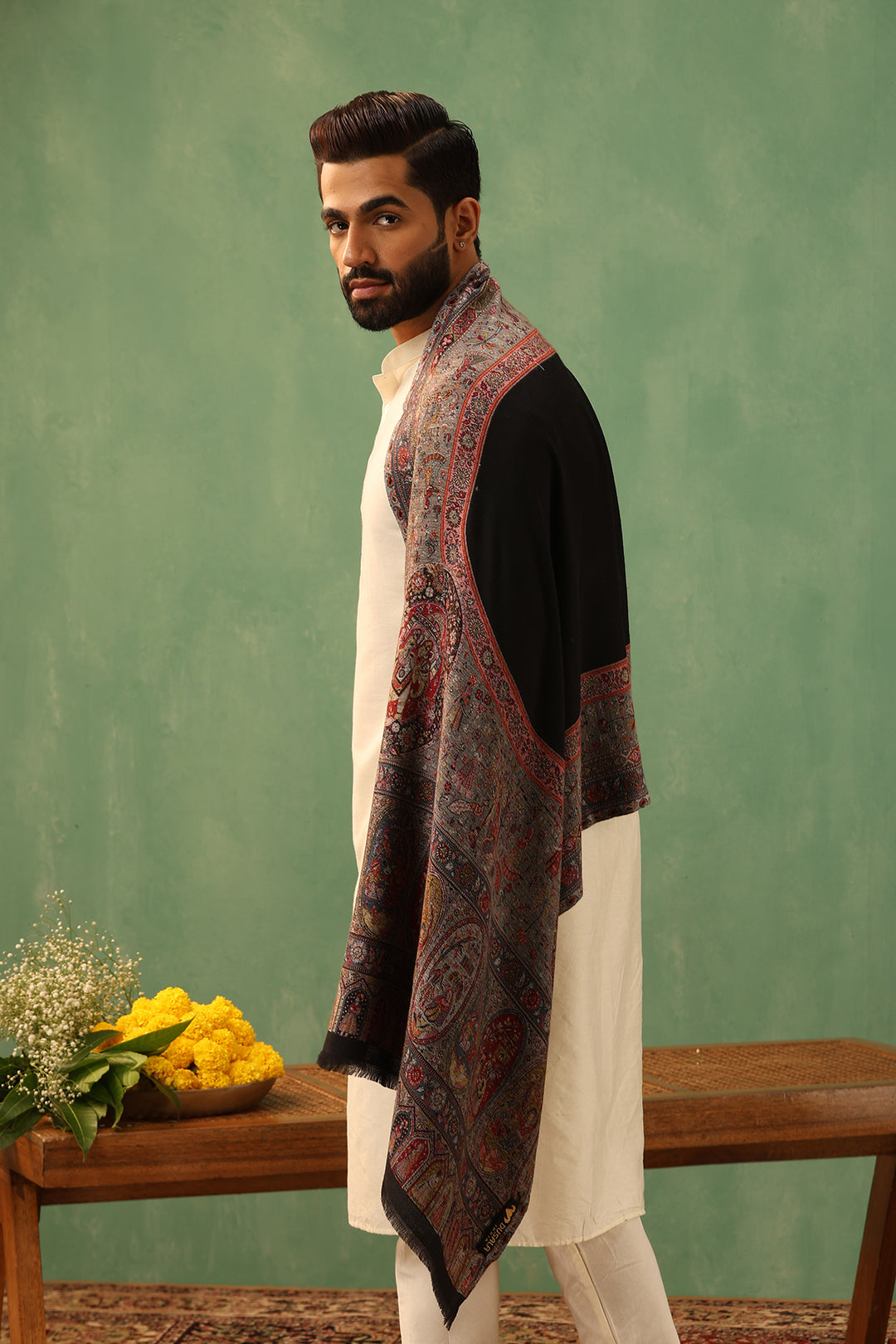 Tanish Cashmere Stole for Men