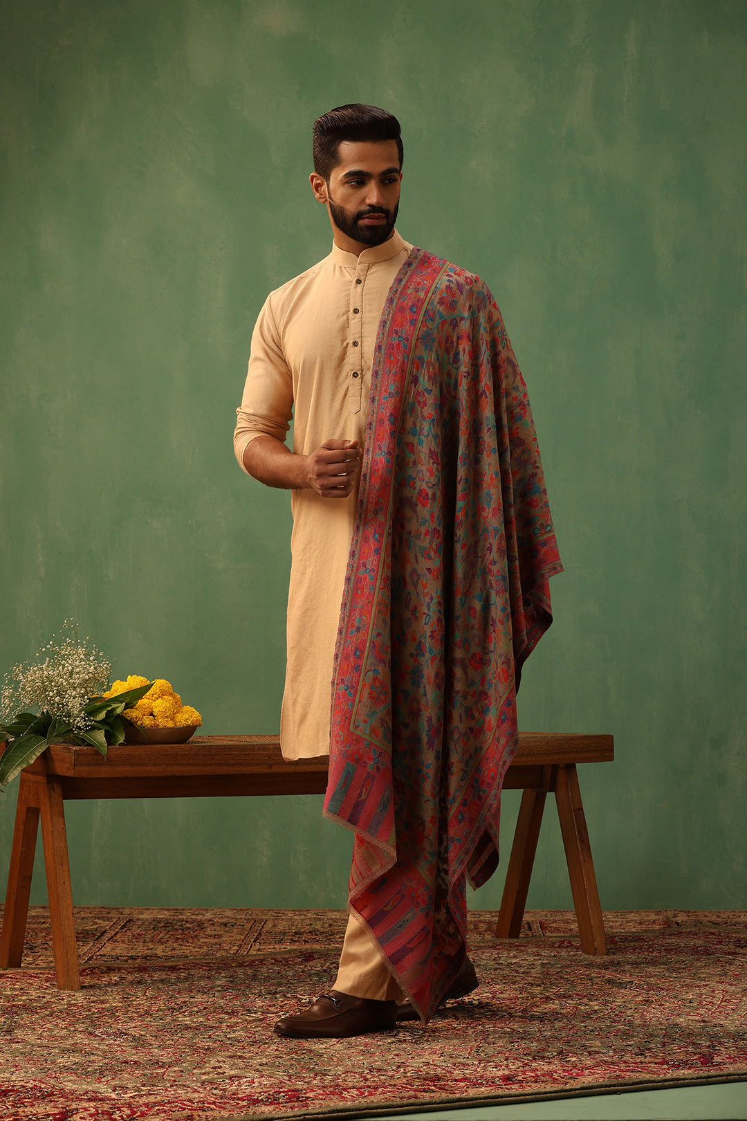 Eloitte Cashmere Stole for Men