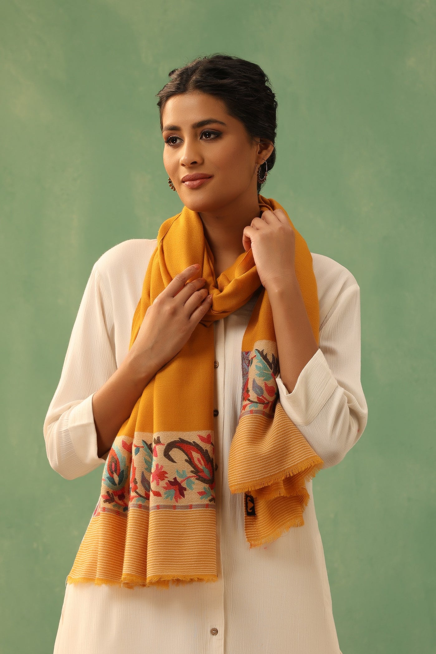 -  Aksara Cashmere Stole