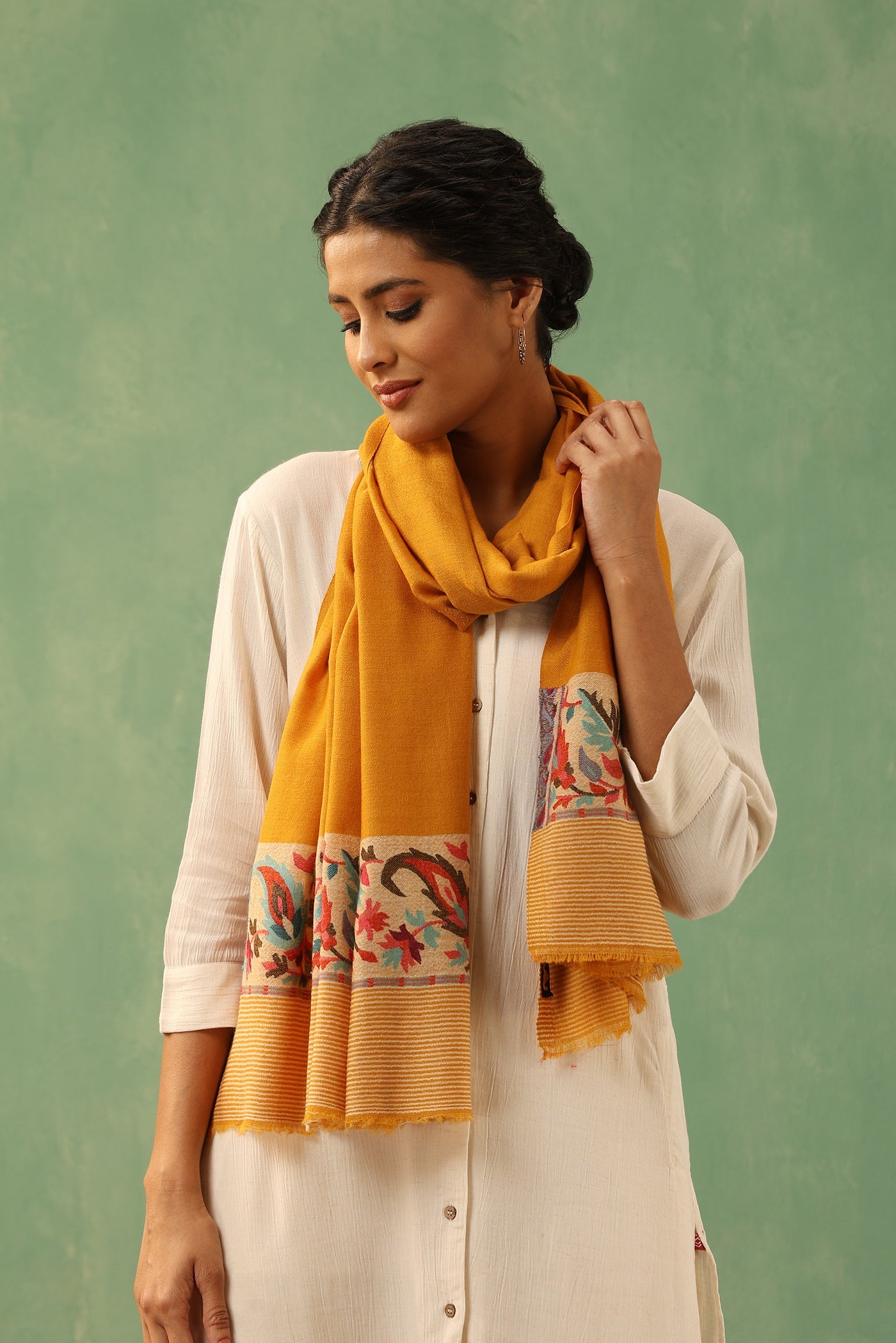 -  Aksara Cashmere Stole