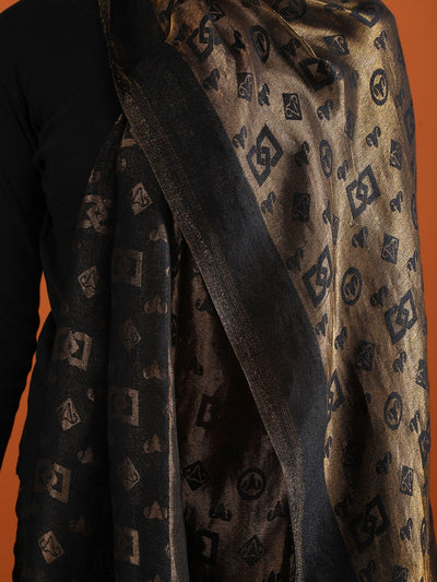 -  DUSALA CASHMERE ZARI REVERSIBLE STOLE