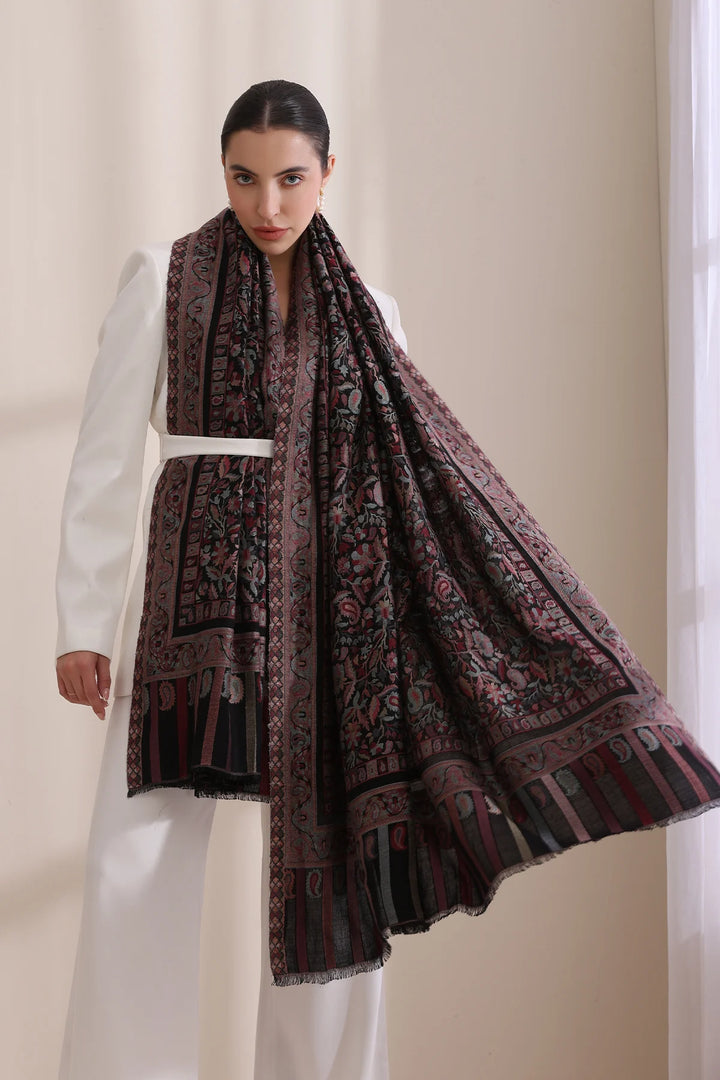 Kajal Kani Fine Wool Shawl