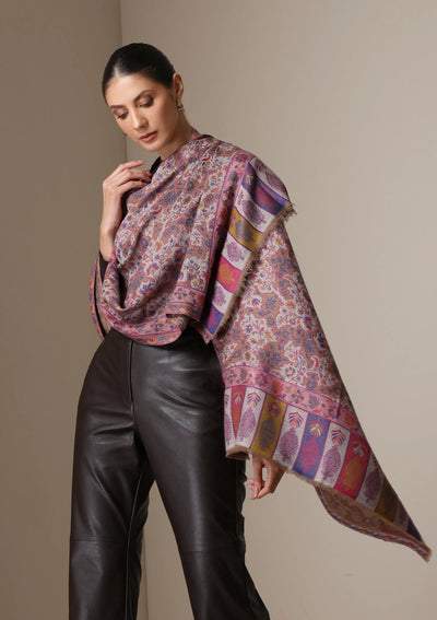 Dusala Royal Blossom Kani stole