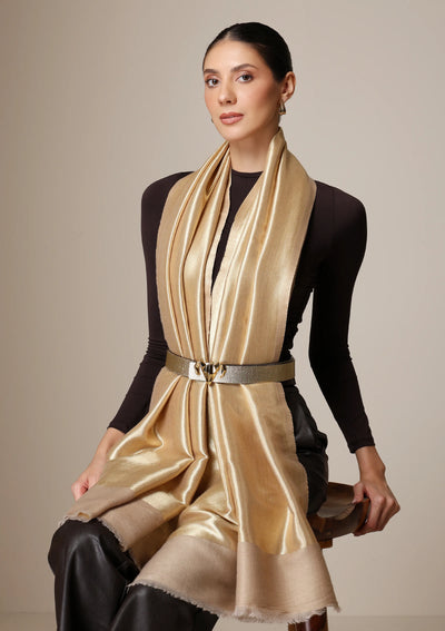 Dusala Golden Aura reversible Shawl