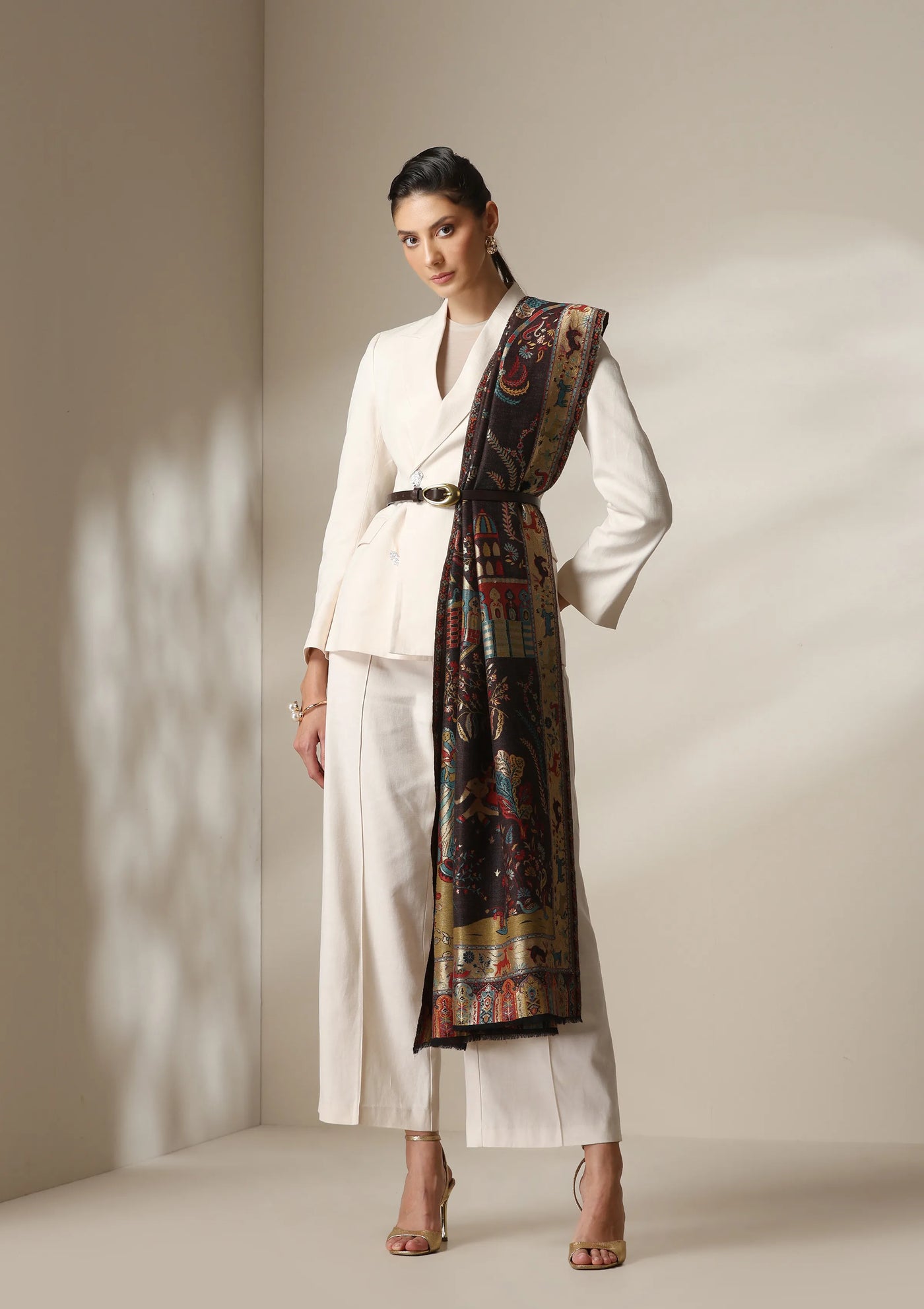 Dusala Heritage Symphony reversible Shawl